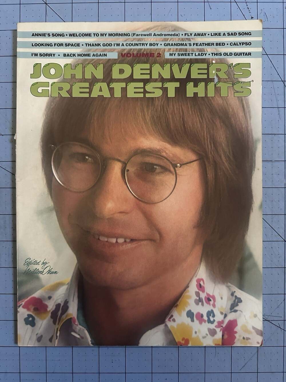 John Denver Greatest Hits VOLUME 2 Music Song Book Piano Vocal